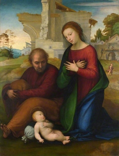 The Virgin adoring the Child with Saint Joseph by Fra Bartolomeo