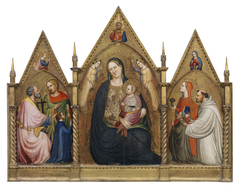 The Virgin and Child with Saints and Donors by Tommaso del Mazza