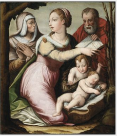 The Virgin and Child with Saints Elizabeth and John the Baptist by Giorgio Vasari