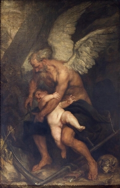 Time clipping the Wings of Love by Anthony van Dyck