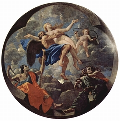 Time defending Truth against the attacks of Envy and Discord by Nicolas Poussin