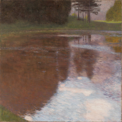 Tranquil Pond (Egelsee near Golling, Salzburg) by Gustav Klimt