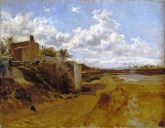 Una alquería (Elche) by Carlos de Haes