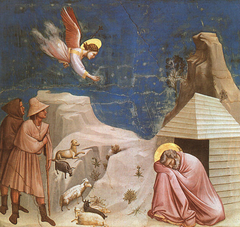 Joachims Dream by Giotto di Bondone