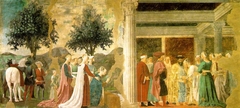 Adoration of the Holy Wood and the Meeting of Solomon and the Queen of Sheba by Piero della Francesca