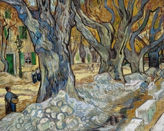 The Large Plane Trees (Road Menders at Saint-Rémy) by Vincent van Gogh