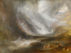 Valley of Aosta: Snowstorm, Avalanche, and Thunderstorm by J. M. W. Turner