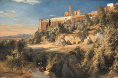 View of Assisi by Carl Blechen