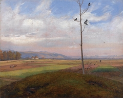 View over Fields near Dresden by Johan Christian Dahl