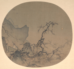 Viewing plum blossoms by moonlight by Ma Yuan