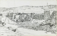 ''Walls of Jerusalem, North Side'' by James Tissot