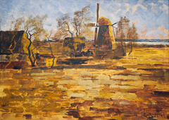 Windmühle in Ahrenshoop by Elisabeth von Eicken