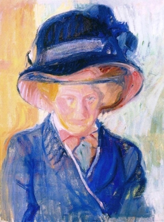 Woman in Blue (Helga Nordström) by Valle Rosenberg