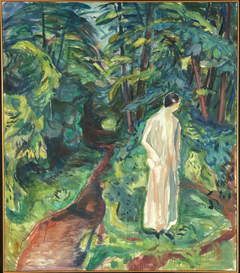 Woman in the Garden by Edvard Munch