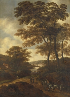 Wooded Landscape by Pieter Jansz van Asch