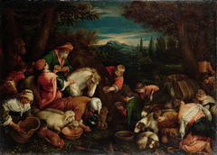 Wunder aus der Quelle von Mara by Francesco Bassano the Younger