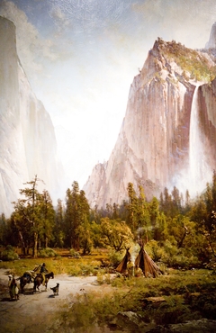 Yosemite Valley (El Capitan and Bridal Veil Falls) by Thomas Hill