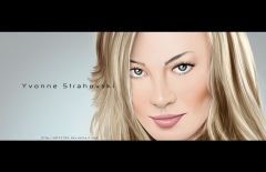 Yvonne Strahovski - Close-up 1 by Riadh Ait Hamou