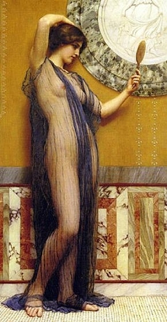 A Fair Reflection by John William Godward