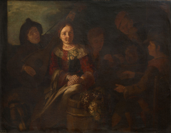 A Peasant Group by Giacomo Francesco Cipper