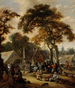 A Village Kermesse by Salomon Rombouts