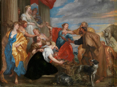 Achilles amongst the Daughters of Lycomedes by Jan Boeckhorst