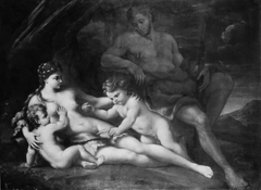 Adam and Eve with Cain and Abel by Nicola Vaccaro