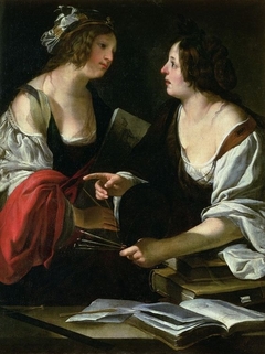 Allegory of Painting and Architecture by Francesco Rustici