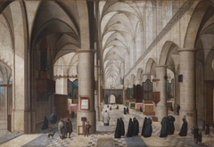 An Imaginary View of the Interior of Antwerp Cathedral by Hendrik van Steenwijk I