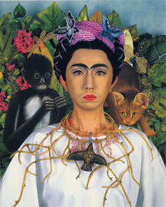 An Inner Dialogue with Frida Kahlo (Collar of Thorns) by Yasumasa Morimura