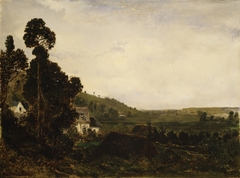 An Old Chapel in a Valley by Théodore Rousseau