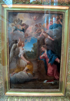 Annunciation by Agostino Carracci