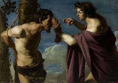 Apollo and Marsyas by Bartolomeo Manfredi