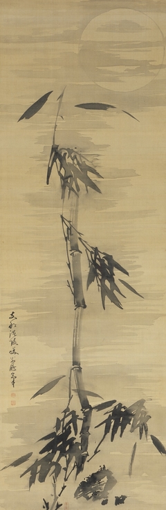 Bamboo in Moonlight by Obaku Taihō