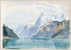 Bay of Uri, Brunnen (from Switzerland 1870 Sketchbook) by John Singer Sargent