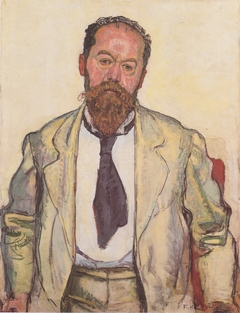 Bildnis Mathias Morhardt by Ferdinand Hodler