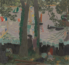 Blessing of a Yacht on the Belon River by Maurice Denis