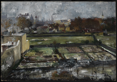 Blick aus Münchner Atelier by Lovis Corinth