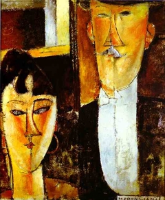 Bride and groom by Amedeo Modigliani