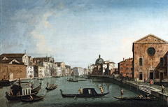 Canal Grande near Santa Lucia by Canaletto