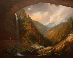 Cauterskill Falls on the Catskill Mountains, Taken from under the Cavern by William Guy Wall