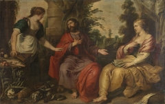 Christ with Martha and Mary by Vincent Malo