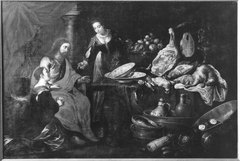 Christus bei Maria und Martha (?) by Joachim von Sandrart