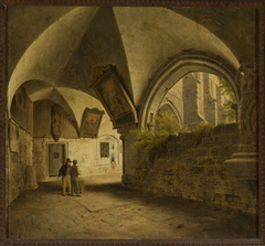 Cloister of the Halberstadt Cathedral by Carl Hasenpflug