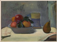 Compote with four apples by Władysław Ślewiński