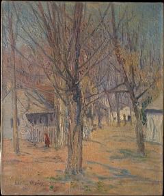 Connecticut Village (Going to School) by J. Alden Weir