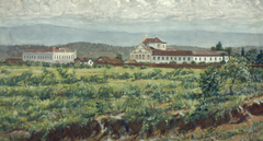 Convento da Luz, 1860 by Henrique Manzo