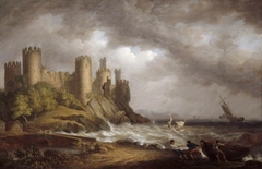 Conway Castle by Nicholas Pocock