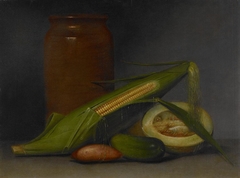 Corn and Cantaloupe by Raphaelle Peale