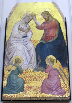 Coronation of the Virgin by Master of Santa Verdiana